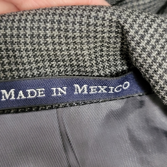 Lands End 48R Suit Blazer Gray 100% Wool - Picture 7 of 14